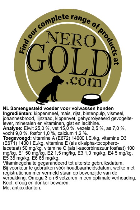 Nero Gold Hond Adult