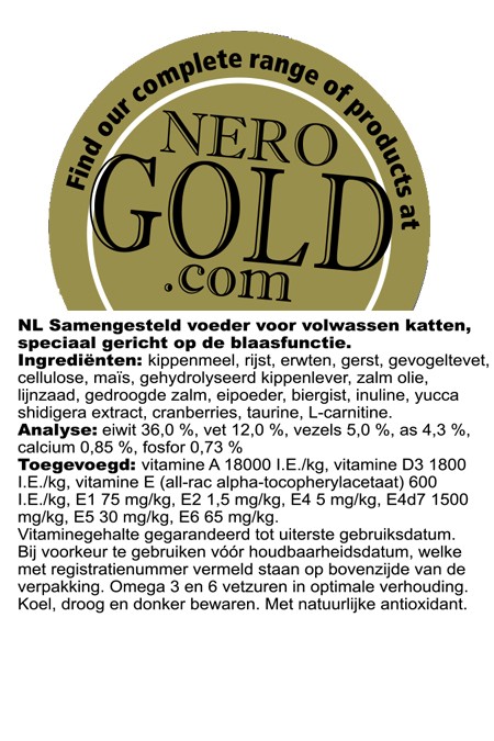 Nero Gold KAT Gesteriliseerd