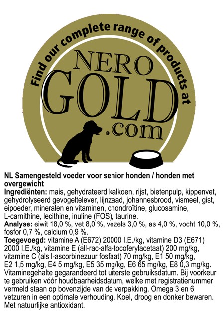 Proefpakket hond Nero Gold