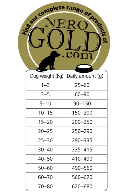 Nero Gold Hond Senior Light