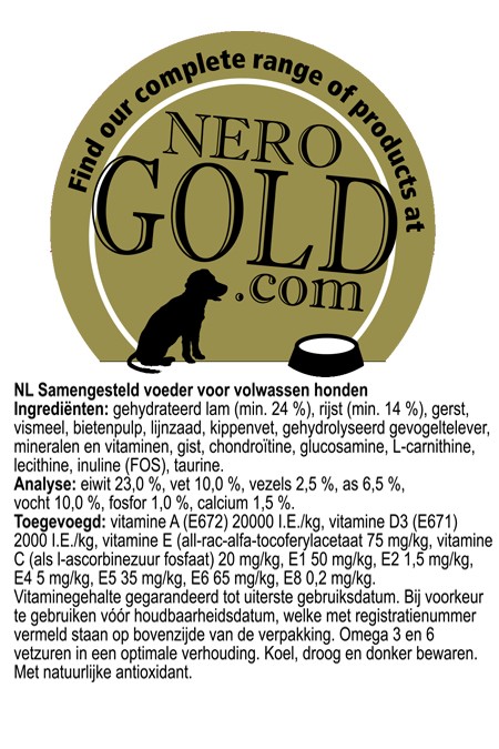 Proefpakket hond Nero Gold