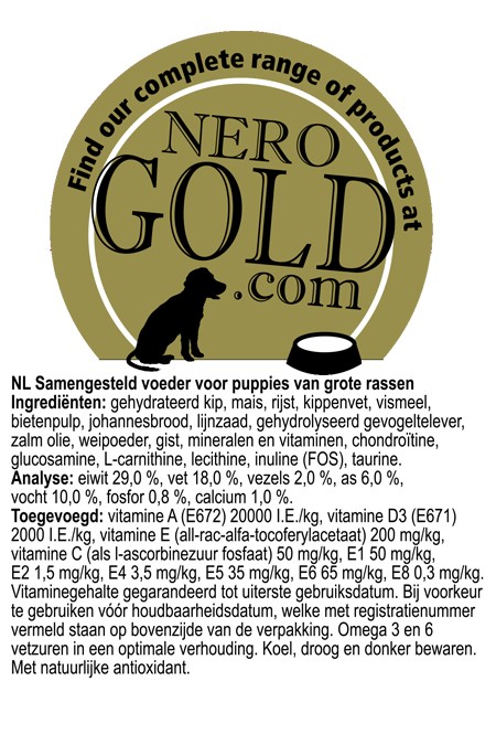 Proefpakket hond Nero Gold