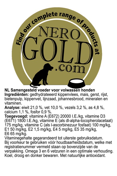 Proefpakket hond Nero Gold