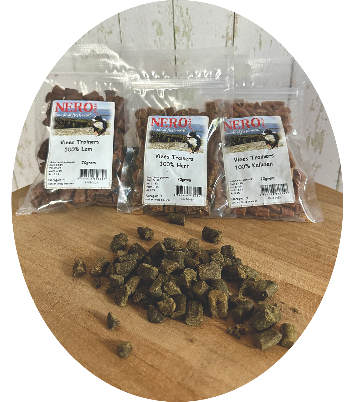 Nero Pure 100% vlees trainers 70gr.